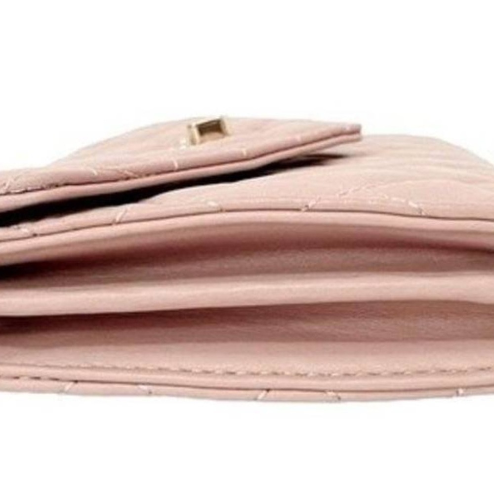 Badgley Mischka Vegan Leather Purse Diamond Quilted Blush Pink Crossbody - Picture 3 of 5